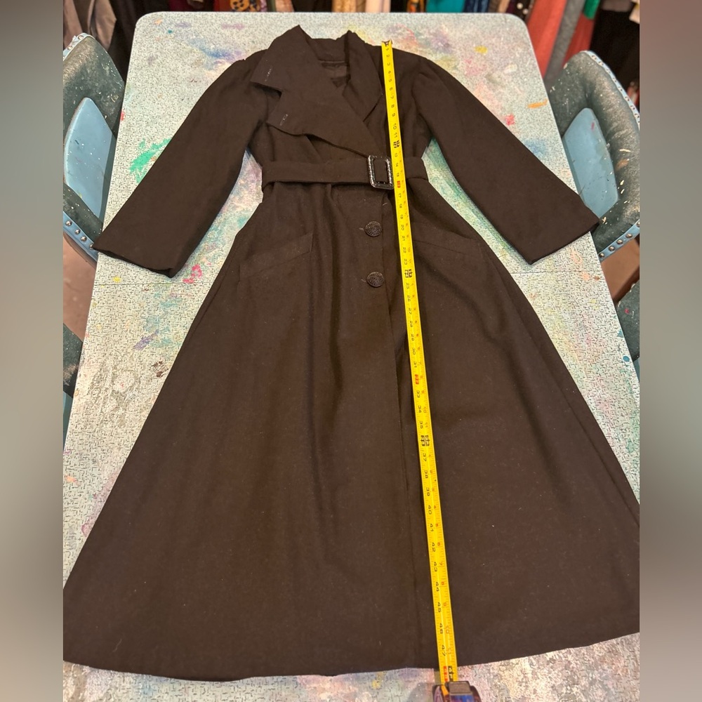 Black Vintage Coat - Picture 10 of 14